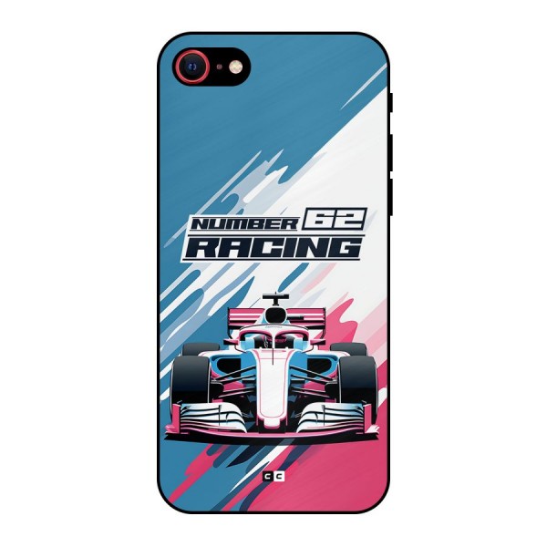 Motor Racing Metal Back Case for iPhone 7