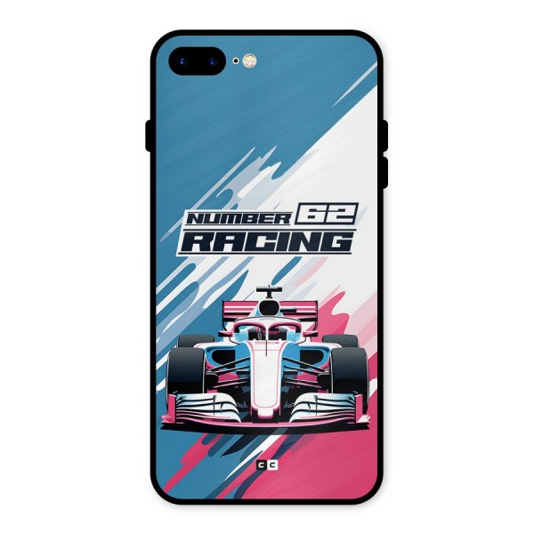 Motor Racing Metal Back Case for iPhone 8 Plus