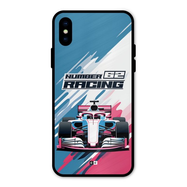 Motor Racing Metal Back Case for iPhone X