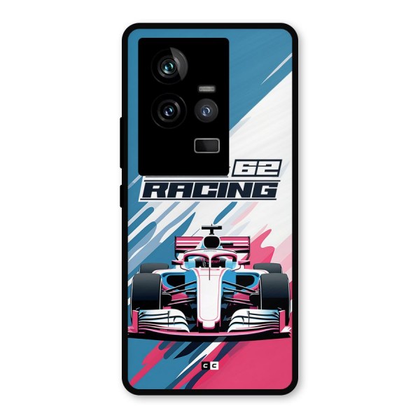 Motor Racing Metal Back Case for iQOO 11 5G