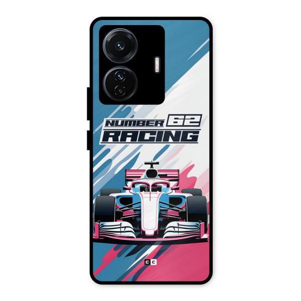 Motor Racing Metal Back Case for iQOO Z6