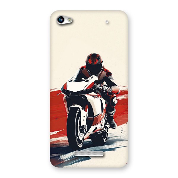 Motosport Rider Back Case for Canvas Hue 2 A316