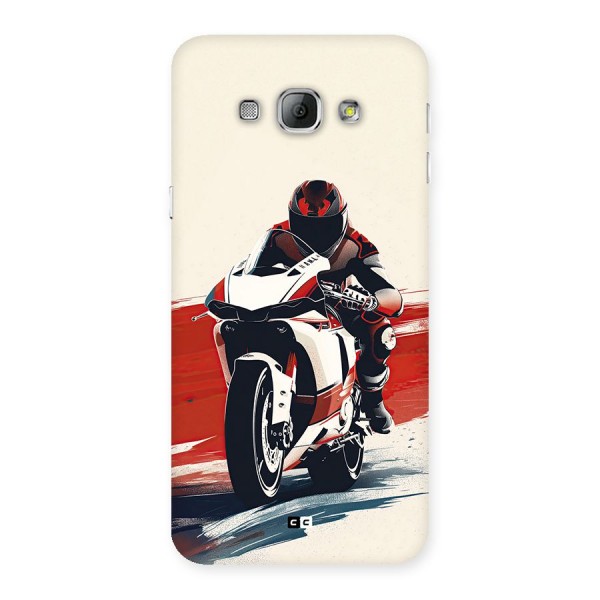 Motosport Rider Back Case for Galaxy A8