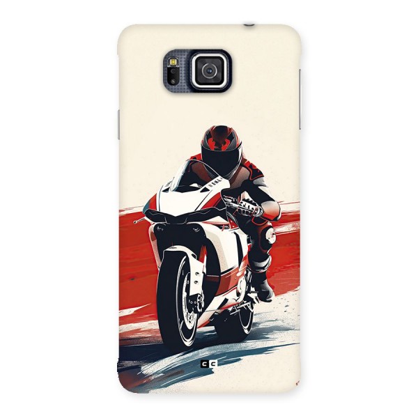 Motosport Rider Back Case for Galaxy Alpha