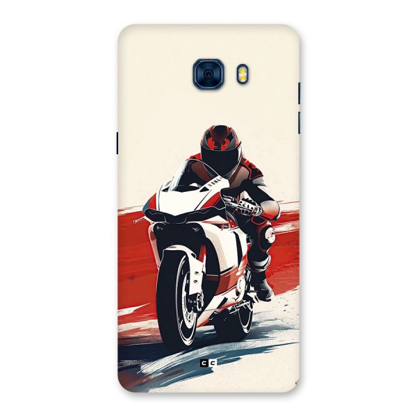 Motosport Rider Back Case for Galaxy C7 Pro