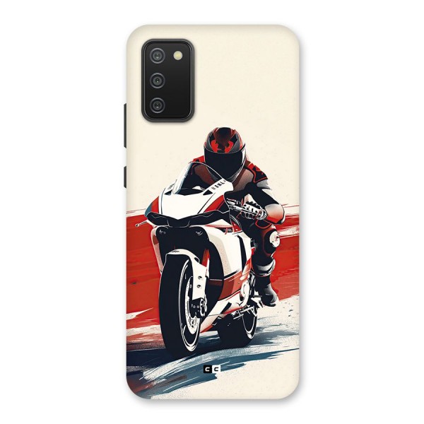 Motosport Rider Back Case for Galaxy F02s