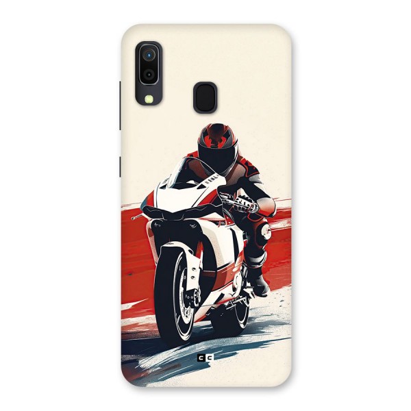 Motosport Rider Back Case for Galaxy M10s