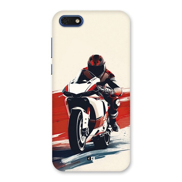 Motosport Rider Back Case for Honor 7s