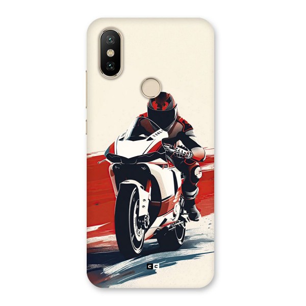 Motosport Rider Back Case for Mi A2