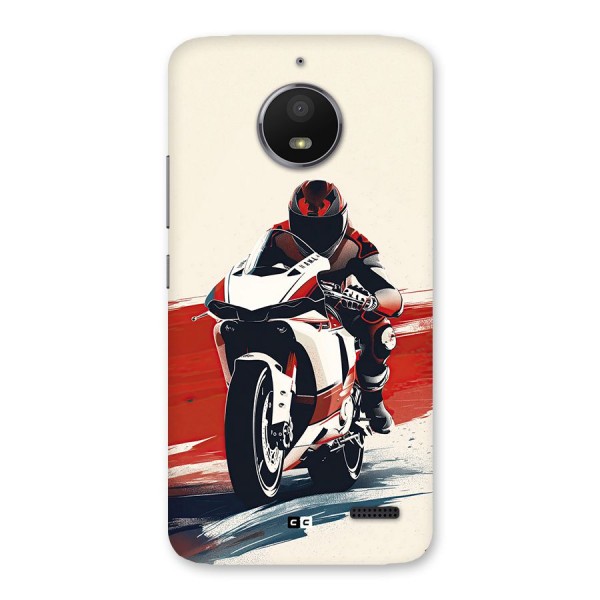 Motosport Rider Back Case for Moto E4