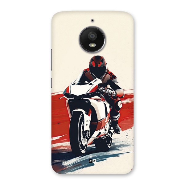 Motosport Rider Back Case for Moto E4 Plus