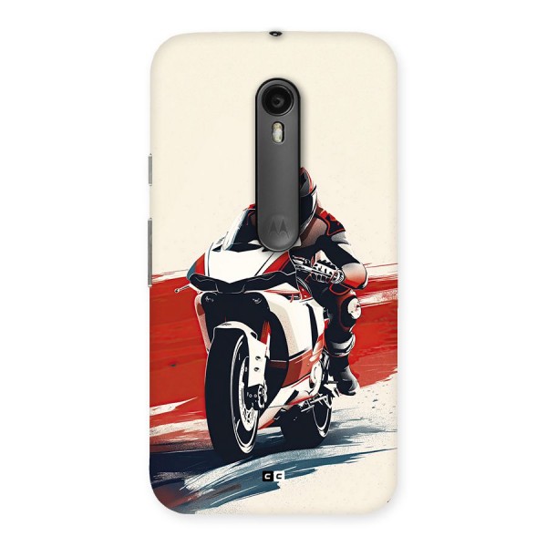 Motosport Rider Back Case for Moto G3