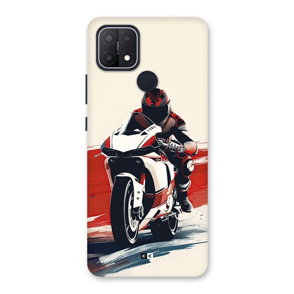 Motosport Rider Back Case for Oppo A15s