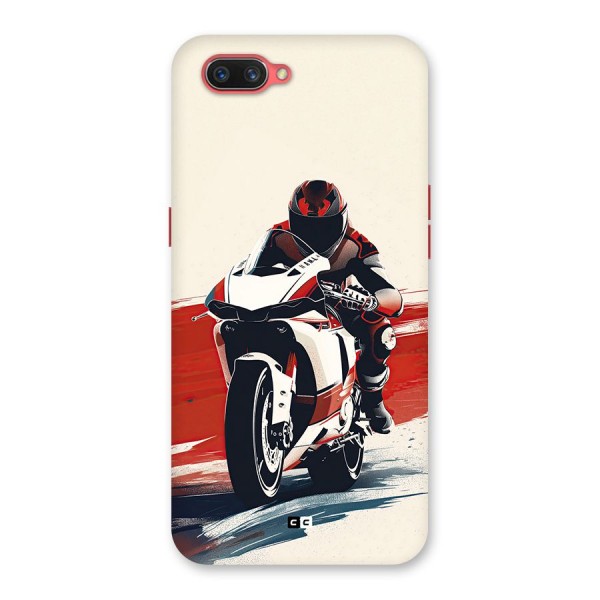 Motosport Rider Back Case for Oppo A3s