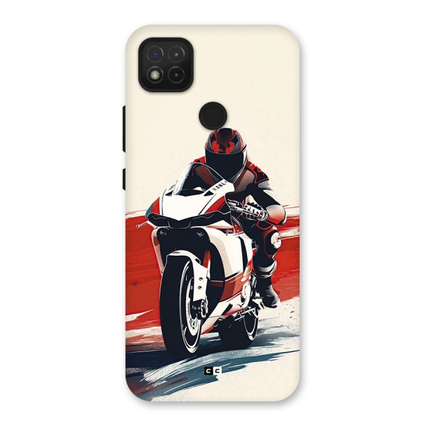 Motosport Rider Back Case for Redmi 9