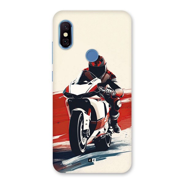 Motosport Rider Back Case for Redmi Note 6 Pro