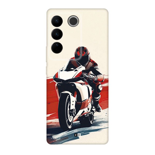 Motosport Rider Back Case for Vivo V27