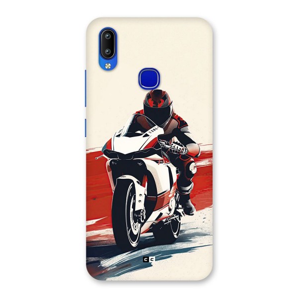 Motosport Rider Back Case for Vivo Y91