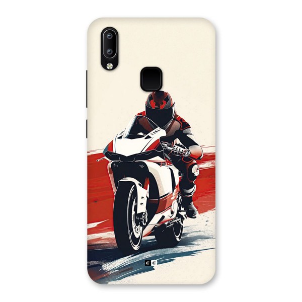 Motosport Rider Back Case for Vivo Y95