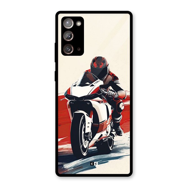 Motosport Rider Glass Back Case for Galaxy Note 20