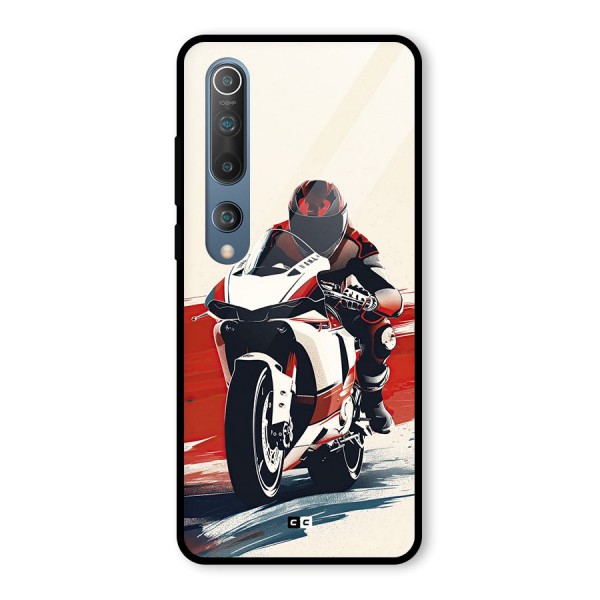 Motosport Rider Glass Back Case for Mi 10