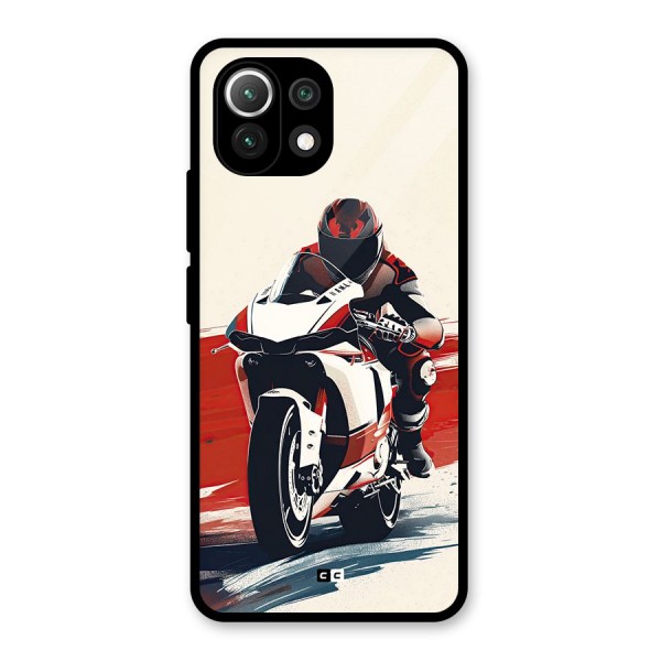 Motosport Rider Glass Back Case for Mi 11 Lite