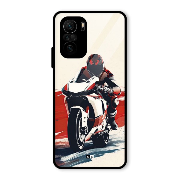 Motosport Rider Glass Back Case for Mi 11x