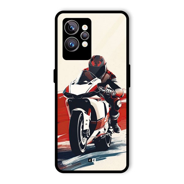 Motosport Rider Glass Back Case for Realme GT2 Pro