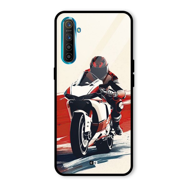 Motosport Rider Glass Back Case for Realme X2