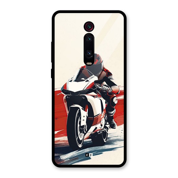 Motosport Rider Glass Back Case for Redmi K20 Pro