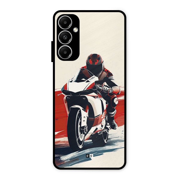 Motosport Rider Metal Back Case for Galaxy A05s