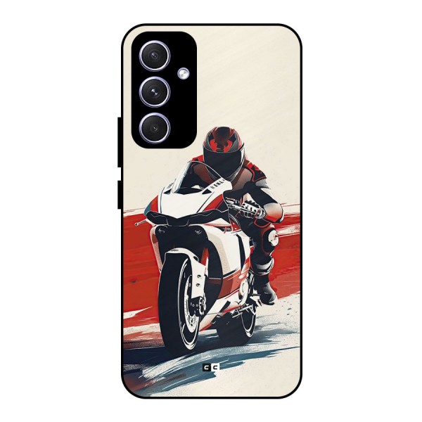 Motosport Rider Metal Back Case for Galaxy A54