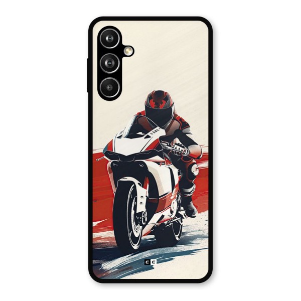 Motosport Rider Metal Back Case for Galaxy F54