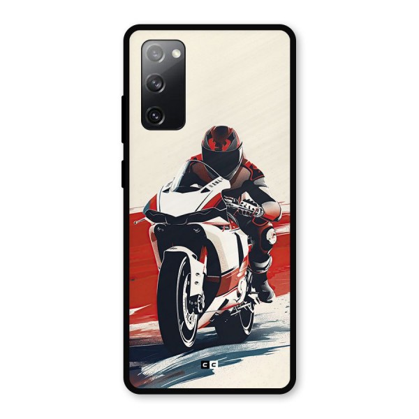 Motosport Rider Metal Back Case for Galaxy S20 FE