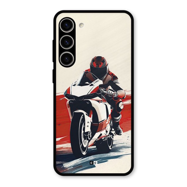 Motosport Rider Metal Back Case for Galaxy S23 Plus