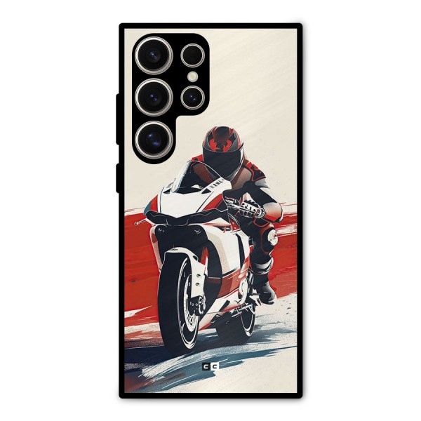 Motosport Rider Metal Back Case for Galaxy S24 Ultra