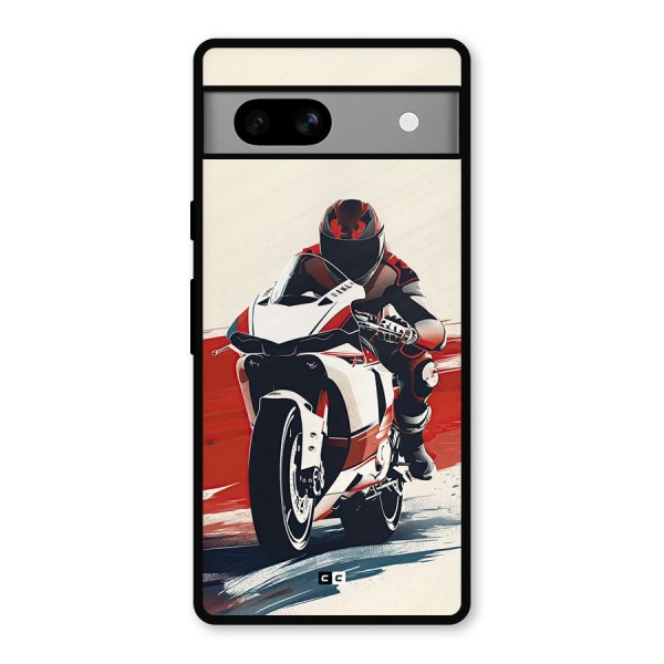 Motosport Rider Metal Back Case for Google Pixel 7a