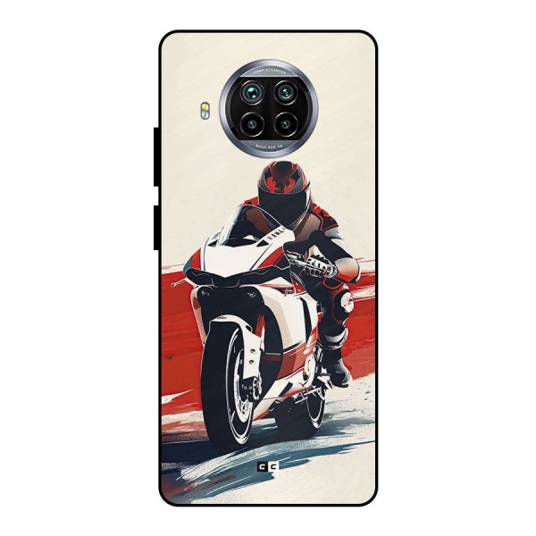 Motosport Rider Metal Back Case for Mi 10i