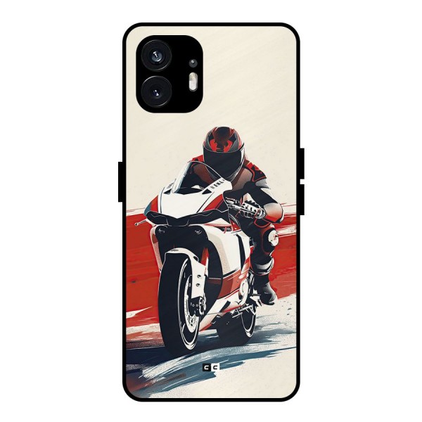 Motosport Rider Metal Back Case for Nothing Phone 2