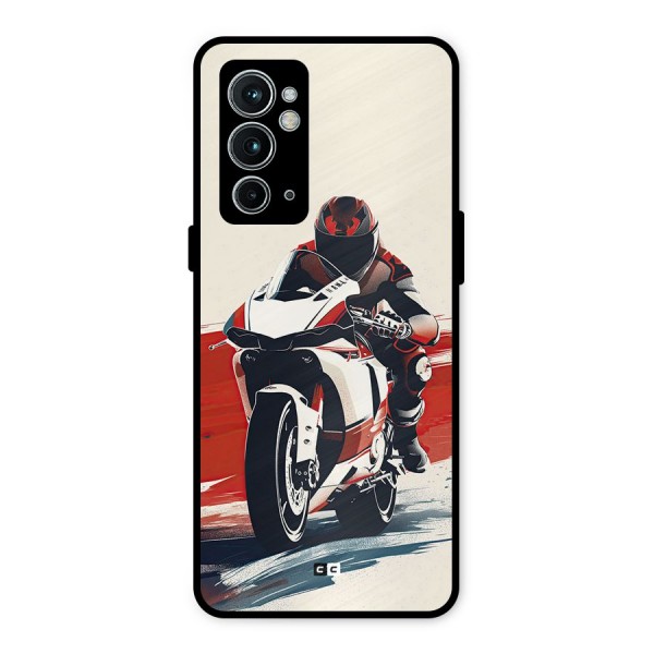 Motosport Rider Metal Back Case for OnePlus 9RT 5G