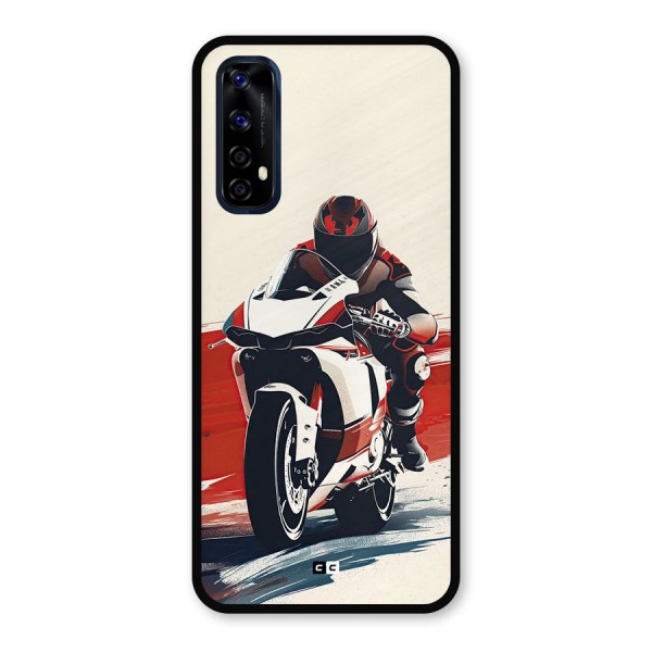 Motosport Rider Metal Back Case for Realme 7