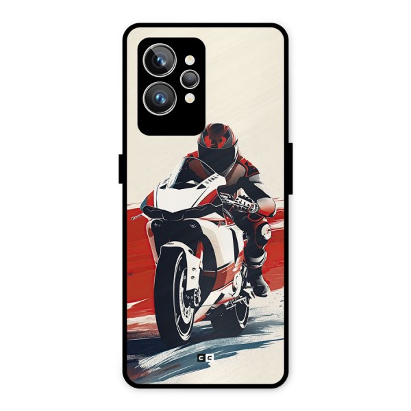 Motosport Rider Metal Back Case for Realme GT2 Pro