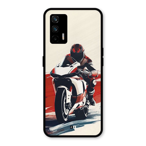 Motosport Rider Metal Back Case for Realme GT 5G