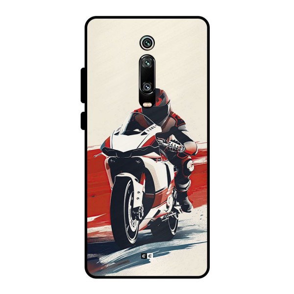 Motosport Rider Metal Back Case for Redmi K20 Pro