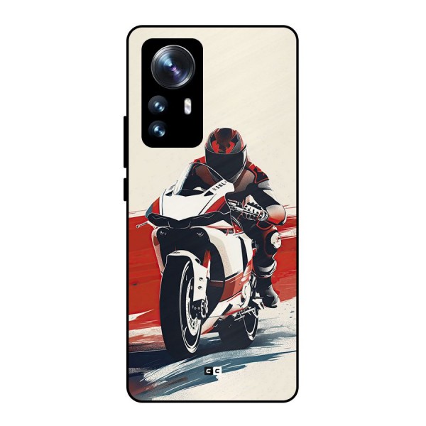 Motosport Rider Metal Back Case for Xiaomi 12 Pro