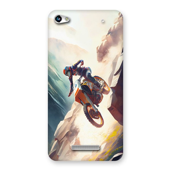 Mountain Biker Back Case for Canvas Hue 2 A316