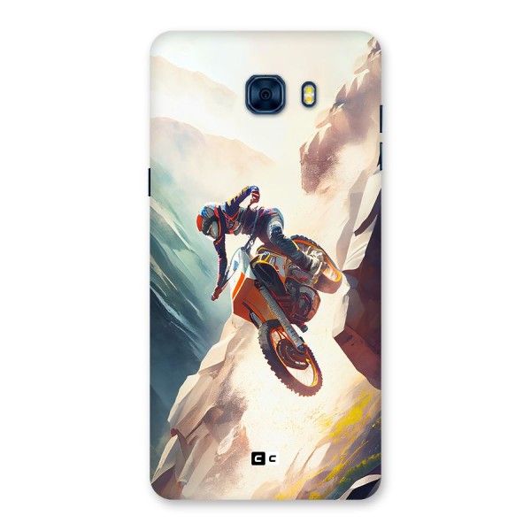 Mountain Biker Back Case for Galaxy C7 Pro