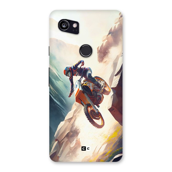 Mountain Biker Back Case for Google Pixel 2 XL