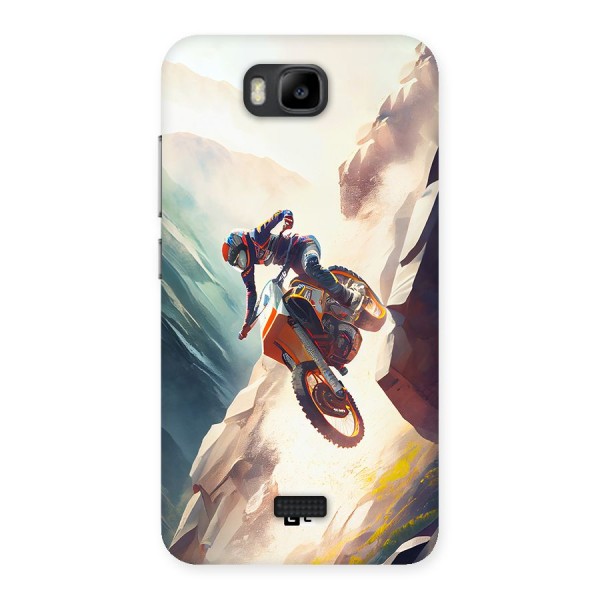 Mountain Biker Back Case for Honor Bee