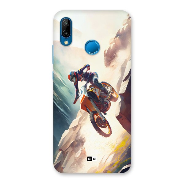 Mountain Biker Back Case for Huawei P20 Lite